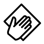 Hand wiping icon