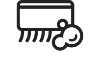 Scrub brush icon