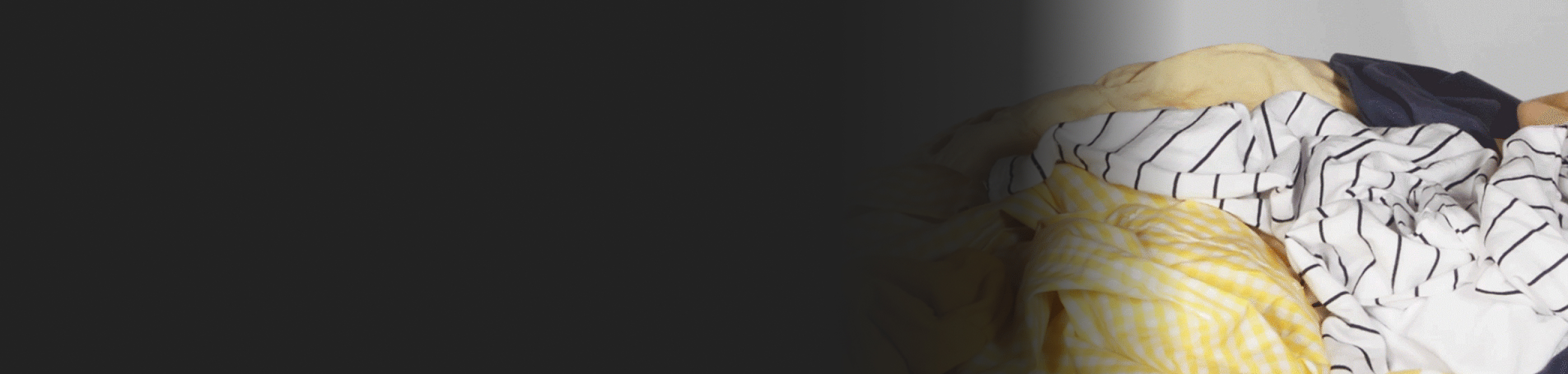 Mixed laundry clothes.