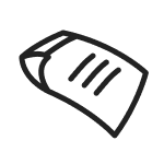 Clothing label icon.