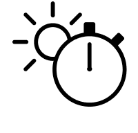 A dryer timer icon