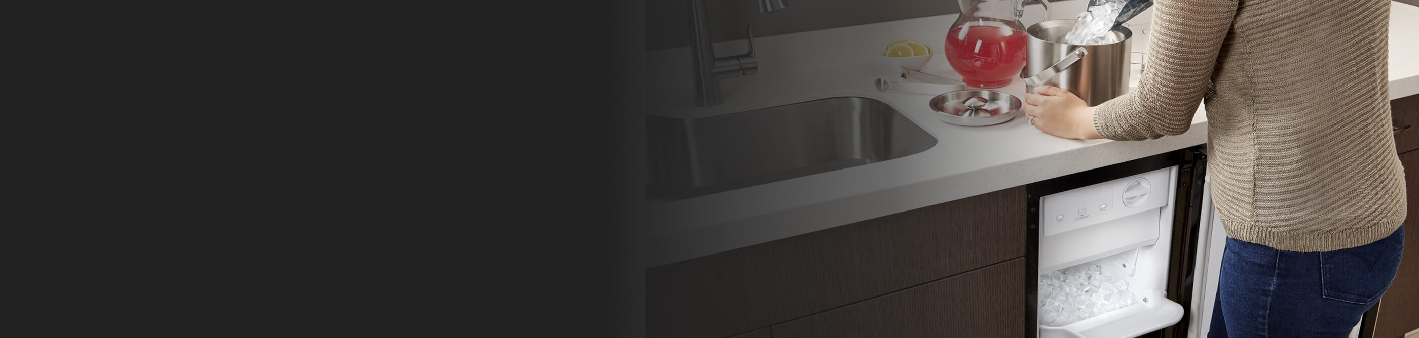Whirlpool® Icemaker in kitchen