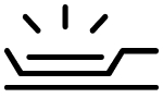 Cookware on burner icon