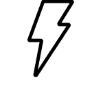Lightning bolt icon