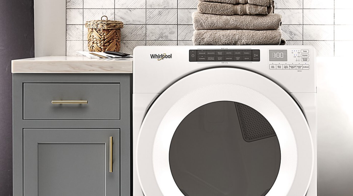 White Whirlpool® dryer