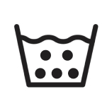 Machine wash sanitize: 70°C or 160°F icon