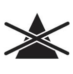 Do not bleach icon