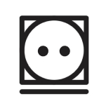 Permanent press: medium heat icon