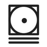 Gentle dry cycle: low heat icon