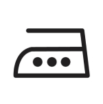 Hot iron: 200°C or 390°F icon