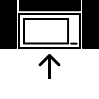 An over-the-range microwave