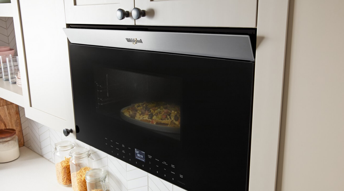 Whirlpool® Over-the-Range Microwave flush with cabinetry Whirlpool® Over-the-Range Microwave flush with cabinetry