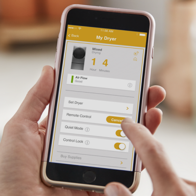 Person using Whirlpool® app