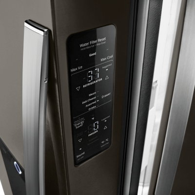 Temperature reading on a freezer