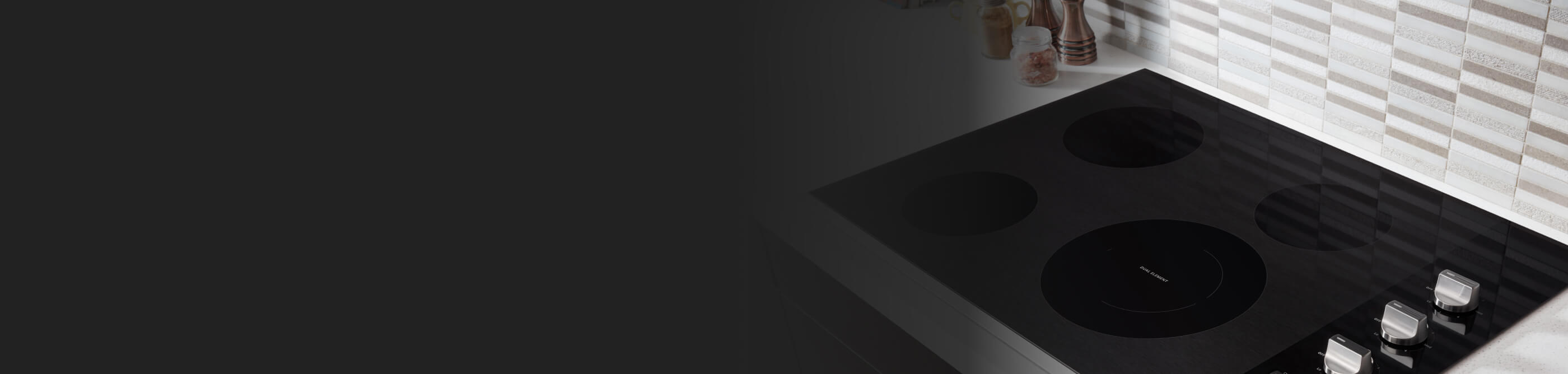 Black Whirlpool® electric cooktop