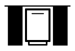 Built-in dishwasher icon