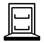 Standard dishwasher icon