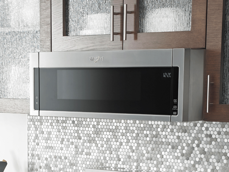 Low profile microwave hood combination fit in the same place as a hood Low profile microwave hood combination fit in the same place as a hood