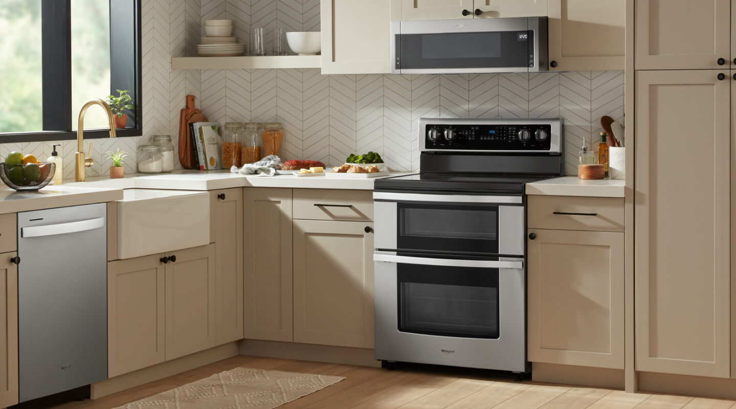 Whirlpool® Appliances in a modern kitchen