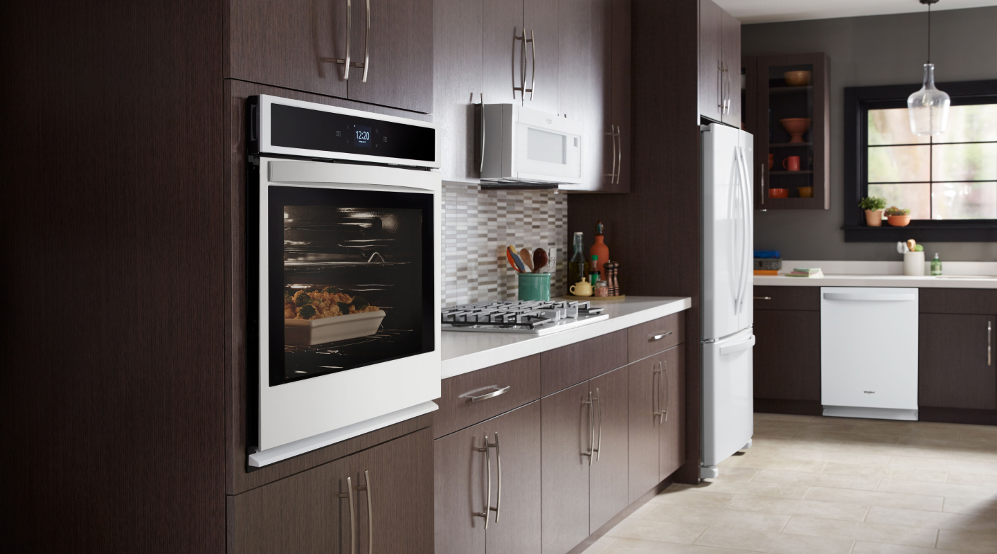 A stainless steel single wall oven A stainless steel single wall oven