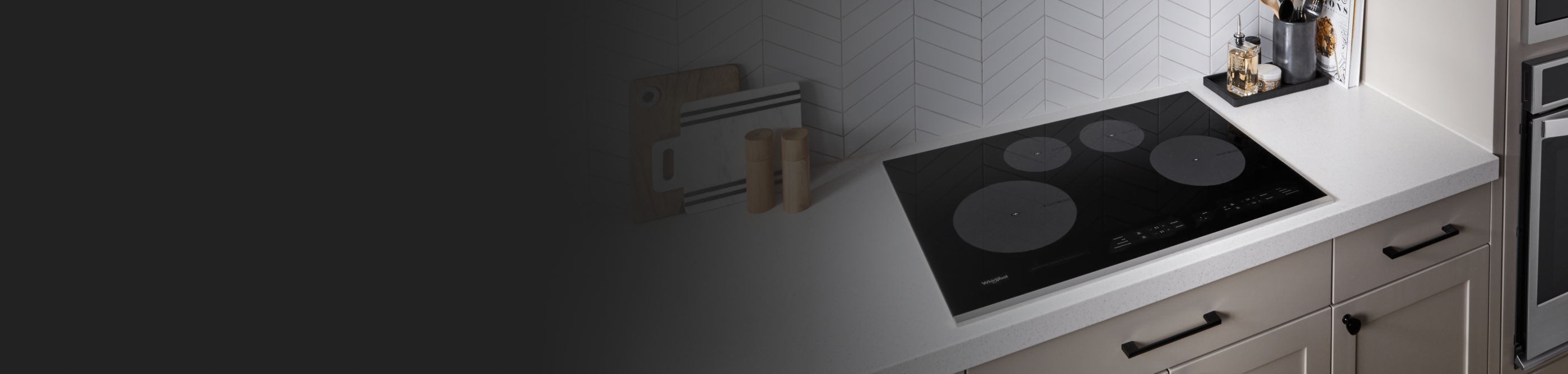 An in-counter stove top