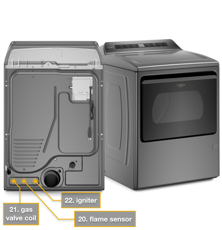 Internal and external dryer diagram