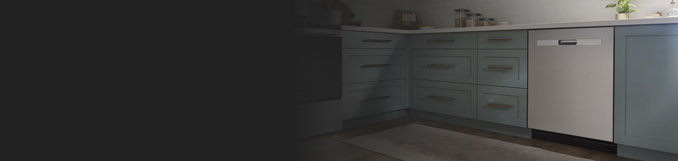 Flush Whirlpool® Dishwasher in a kitchen