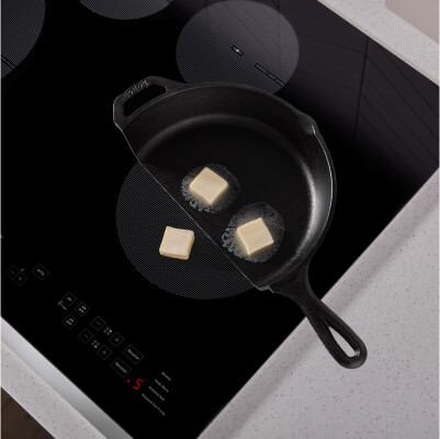 Butter in a saucepan