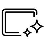 Clean cooktop icon