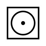 Tumble dry low icon
