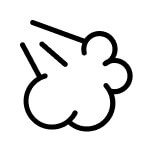 Gust of air icon