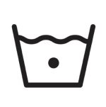 Machine wash cold laundry symbol