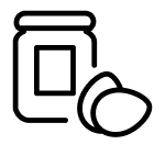Baking ingredients icon
