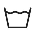 Machine wash laundry symbol