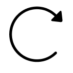 A turn-over icon