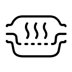 Vessel with steam icon