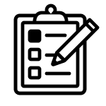 Clip board checklist icon