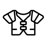 Football pads icon