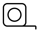 Tape measure icon