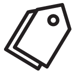 Care tag icon