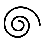 Spinning circle icon