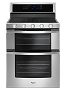 A Whirlpool® Double Oven Range
