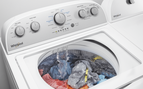 Whirlpool washing machine spinning knitted items