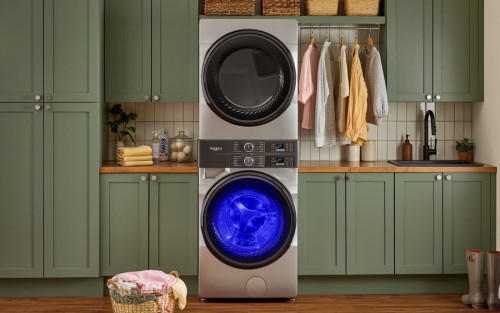 Whirlpool® Laundry Tower with UV Clean Technology