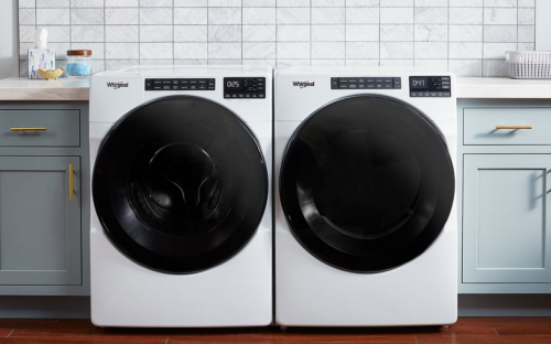 Whirlpool® front loading washer and dryer