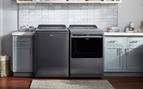 Whirlpool® top load washer and dryer set