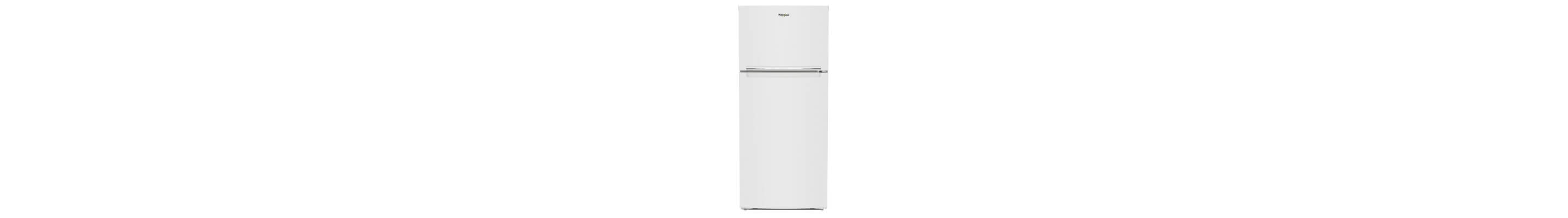 White Whirlpool® Top-Freezer Refrigerator