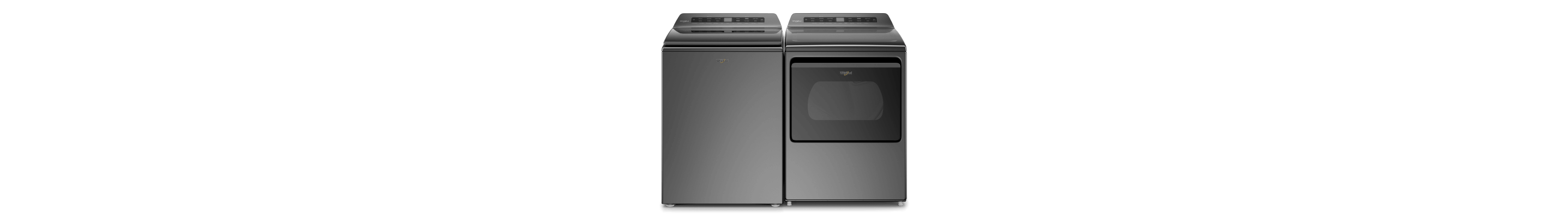 A Whirlpool® Top Load Matching Pair