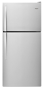 A Whirlpool® ADA compliant top-freezer refrigerator
