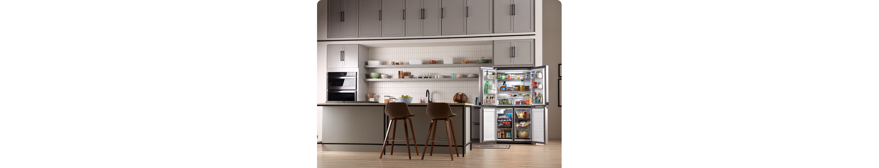 Kitchen with Whirlpool® appliances.